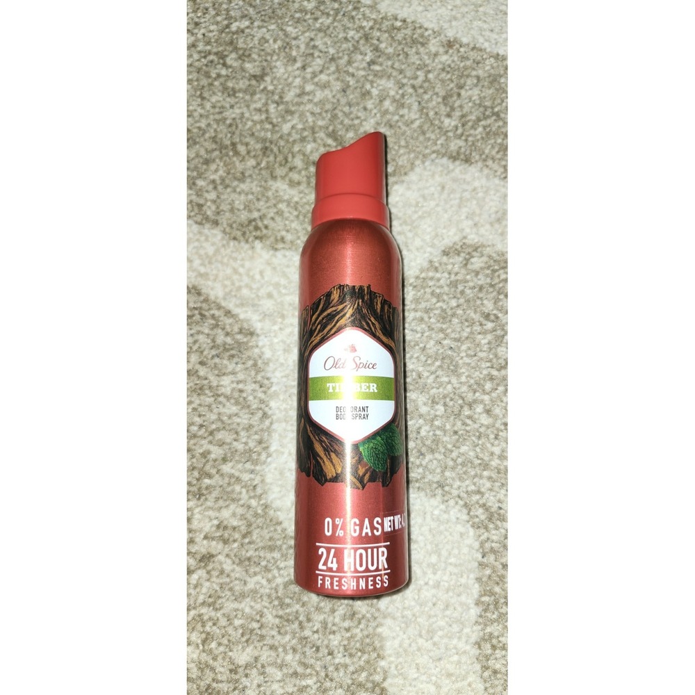 Old Spice Timber Deodorant Body Spray Fragrance Perfume 24 Hour Freshness 140ML
